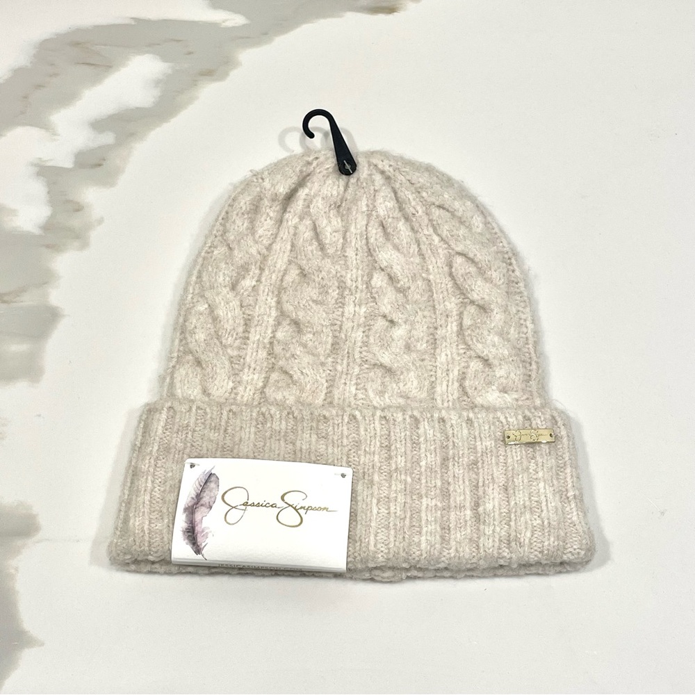 NEW Jessica Simpson Cable Knit Beanie/Toque